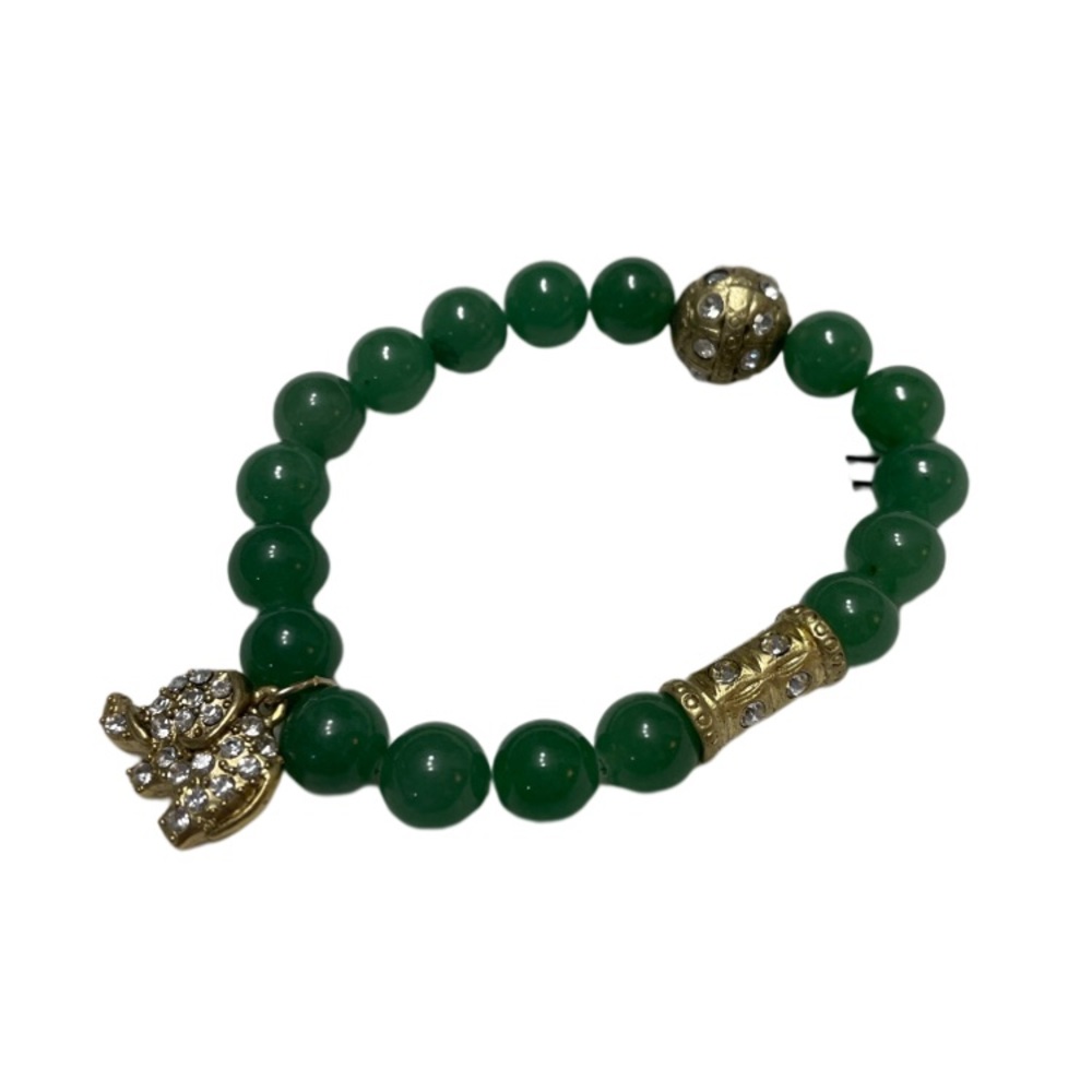 NWT Chico's Cleona jade colored elephant bracelet